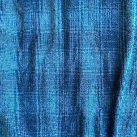 Carhatt Men's Plaid Blue Long Sleeve Button Shirt Relaxed Fit Size 4XL Western - Picture 11 of 11